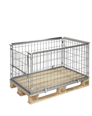 Pallet cage 1220x820x640 opening short side