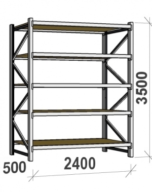 Laoriiul põhiosa 3500x2400x500 300kg/tasapind,5 PLP tasapinda MAXI