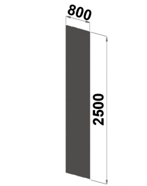 Side sheet  2500x800