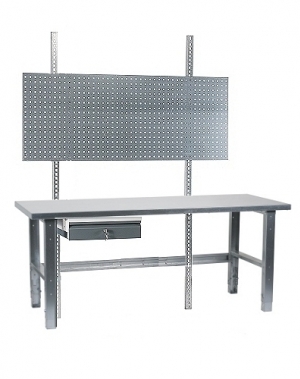 Workstation 1500x800 with steel top