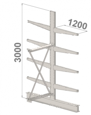 Add On bay 3000x1500x2x1200,5 levels