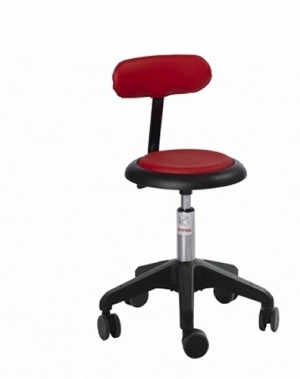 Stool Micro- Octopus with backrest, height 450-580 mm