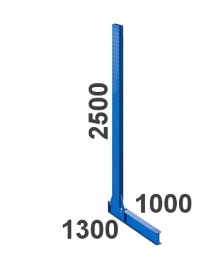 Grenställ enkelpelare 2500Hx1000/1300D STRONG