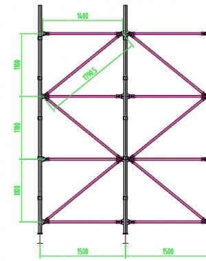 Back Bracing H4000*W1500