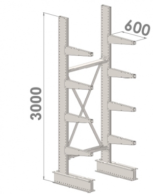 Starter bay 3000x1500x600,5 levels