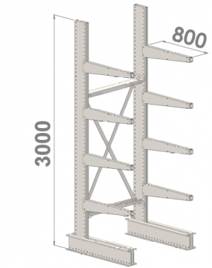 Starter bay 3000x1500x800,5 levels