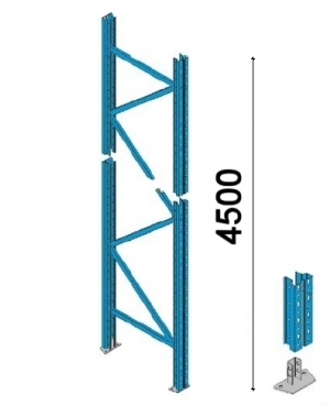 Frame H4500*D1050mm 90*70*2