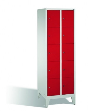 5-tier locker, 10 doors, 1850x610x500 mm