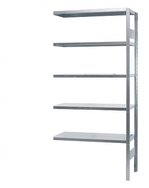 Extension bay 2100x1000x500 150kg/shelf,5 shelves used