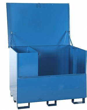 Tool Box w. front lid, 1200x800x950, Blue