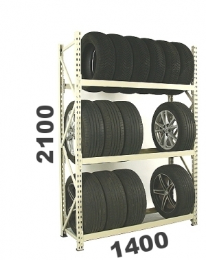 Rengashylly perusosa 2100x1400x500, 3 tasoa, 600kg/taso