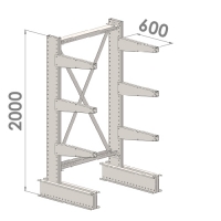 Konsoolriiul põhiosa 2000x1000x600,4 korrust