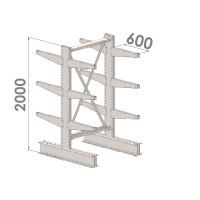 Konsoolriiul põhiosa 2000x1000x2x600,4 korrust