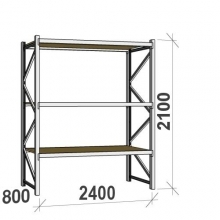 Starter bay 2100x2400x800 300kg/level,3 levels with chipboard