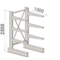 Grenställ startsektion 2500x1000x1000,6 x arm