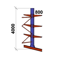 Add On bay 4000x1500x2x800,4 levels