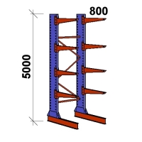 Grenställ startsektion 5000x1500x800,8 x arm