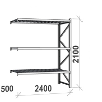 Laoriiul jätkuosa 2100x2400x500 300kg/tasapind,3 tsinkplekk tasapinda