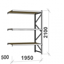 Extension bay 2100x1950x500 440kg/level,3 levels with chipboard MAXI