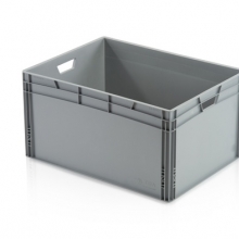 Plastic box 800x600x420, grey