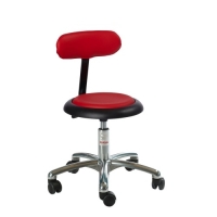 Stool Micro-Alu50 with backrest height 450-580 mm