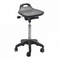 Saddle stool Omega Octopus PU w/castors