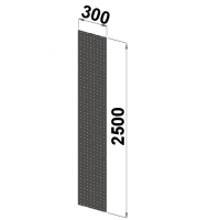 Side sheet 2500x300 perforated