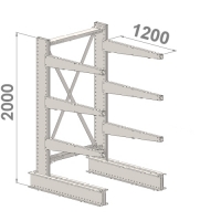 Grenställ startsektion 2000x1500x1200,6 x arm