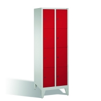 4-tier locker, 8 doors, 1850x610x500 mm