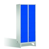 4-tier locker, 8 doors, 1850x810x500 mm