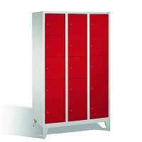 5-tier locker, 15 doors, 1850x1200x500 mm