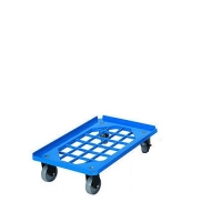 Tray trolley 2 turning+2 fixed wheel PD250A 620x420x165mm