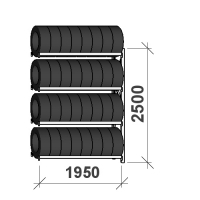 Add On Bay 2500x1950x500, 4 levels