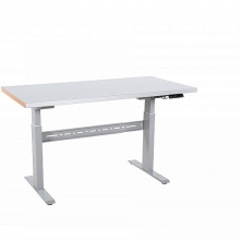 Töölaud elektriline, 2000x800mm/300 kg, h=792-1242 mm, metallplaat