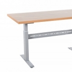 El. Worktable with oak board 1600x800mm/300 kg,