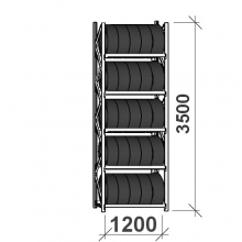 Starter Bay 3500x1200x500, 5 levels Tyre Rack MAXI