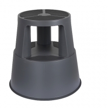 Plastic kickstool, dark gray, Wedo SuperStep