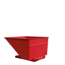 Tipping container 2500L red