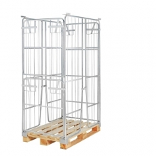 Pallet cage 1200x800x1800 opening short side