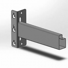 Beam L=1800 mm 60x40x1,5 step longspan 450 kg