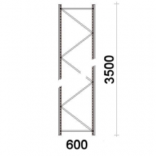 Hyllgavel 3500x600 mm MAXI