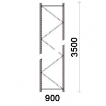 Hyllgavel 3500x900 mm MAXI