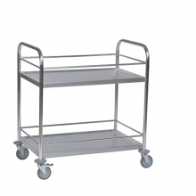 Stainless border trolley 910x590x940mm, 100kg