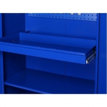 Telescopic drawer for 71210/71220,640x330x70 mm blue