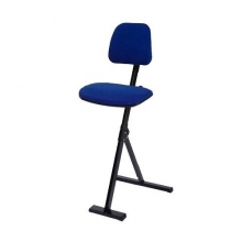 Stand aid upholstered blue