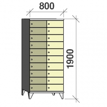 Sektsioonkapp, 20 ust, 1900x800x545 mm