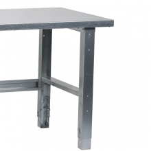 Workbench leg set(2 pcs.) galvanized, 725 mm