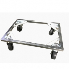 Tray trolley 600x400mm, PU wheels