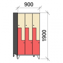 Z-kapp 1900x900x545, 6 ust