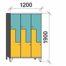 Z-locker 1900x1200x545,6 doors